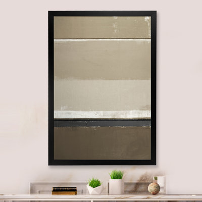 Colorfields In Shades Of Brown - Art mural moderne et contemporain sur toile