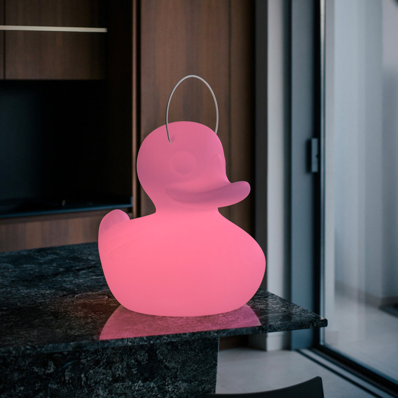 The Duck Duck Lamp XL rose, H 20,08 po x l 17,32 po x P 20,86 po , Rose