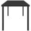 Rectangular Metal Outdoor Dining Table , 200cm W 80cm D