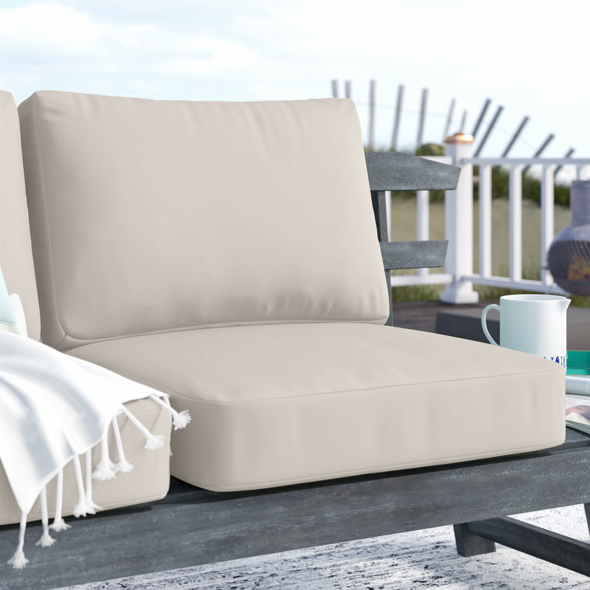 Outdoor Chair Seat Cushions You ll Love Wayfair