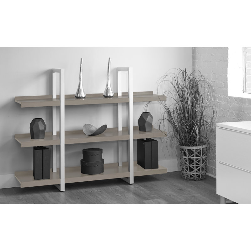 Katahdin Etagere Bookcase, Grey