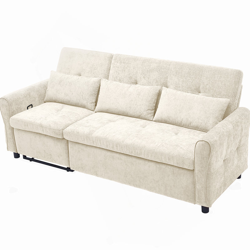 Canapé innovant 2 en 1 avec canapé-lit, fauteuil inclinable réversible et dossier réglable pour des espaces de vie multifonctionnels