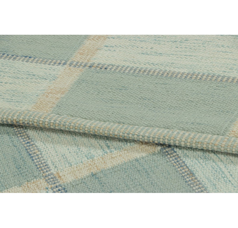 Scandinavian Wool Geometric Area Rug, Rectangle 8' x 10'