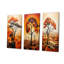 «Cubist African Tree Landscape I», ensemble de 3 impressions sur toile-152535543-152535541