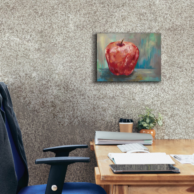 «Red Apple Crop» par Jeanette Vertentes, H 12 po x l 16 po x P 0,75 po