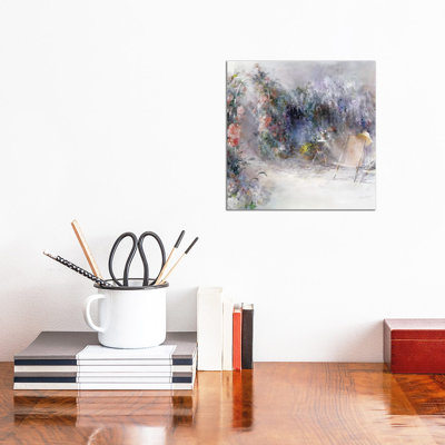 Roses And Lilacs by Willem Haenraets - Wrapped Canvas Print
