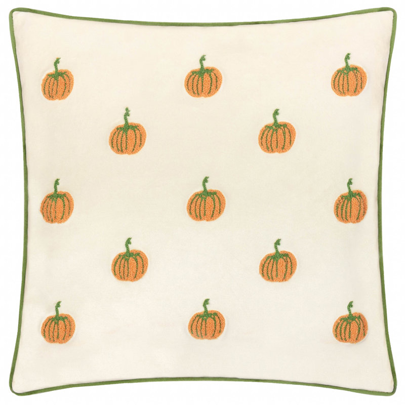 Pumpkin Spice Multi Square Cushion, Polyester