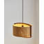 Lustre rétro en bois massif de corde de chanvre américain