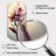 Horloge murale Nosko Orchid Floral Design I - Orchid-671908663
