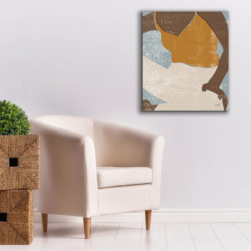 «Casual 3» par Moira Hershey, art mural sur toile, H 16 po x l 12 po x P 0,75 po