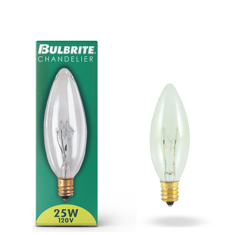 25 W B8 E12/Candelabra 2700 K Incandescent Smart Bulb