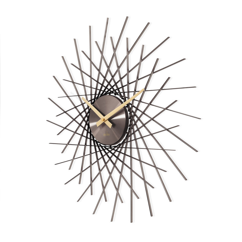 49Cm Wall Clock, Gunmetal