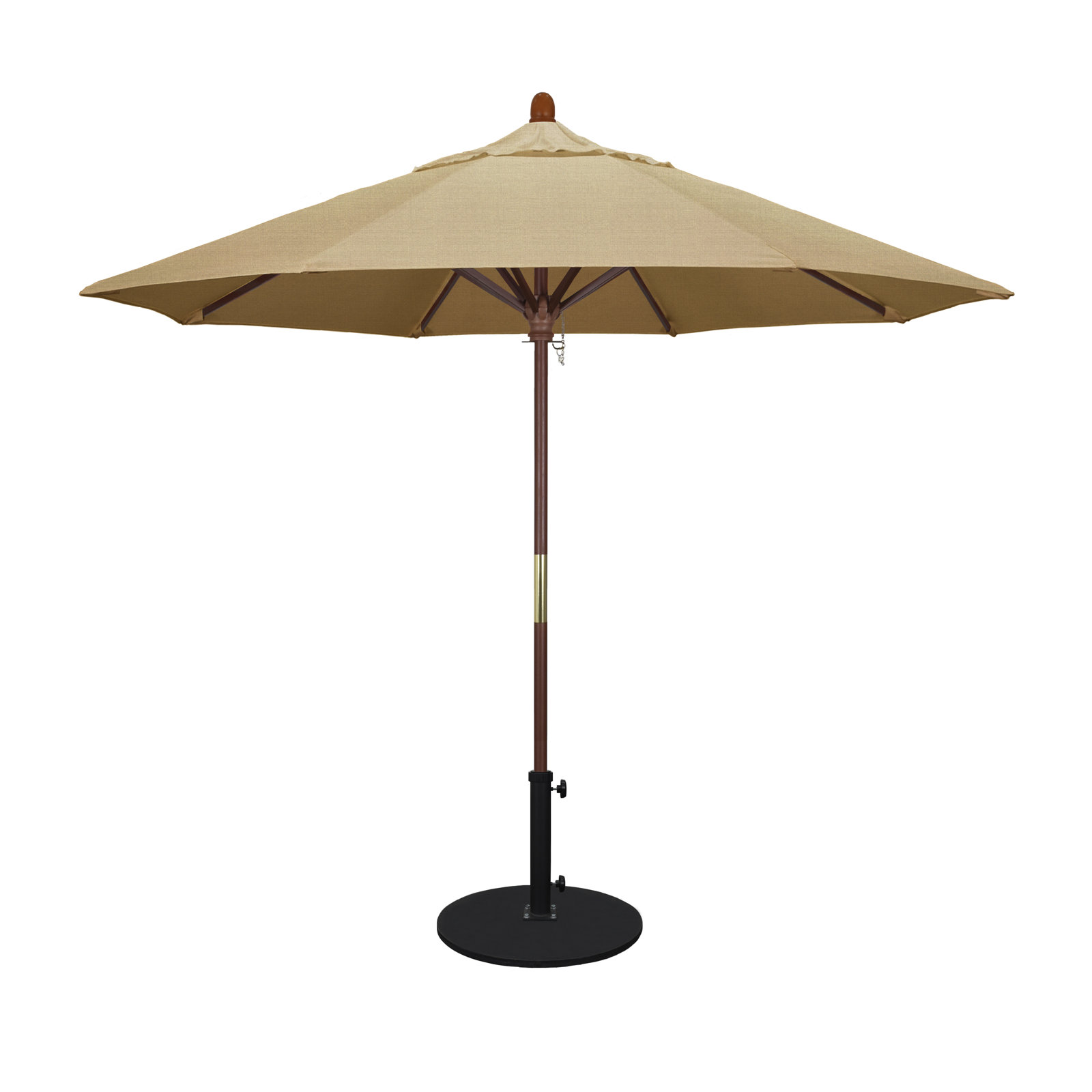 Manford 90'' Sunbrella® Outdoor Umbrella, Sesame Sunbrella® Linen