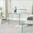 Tempered Clear Glass Side Table