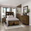 Lit plateforme avec rangement et tête de lit avec tiroirs et meubles de chambre à coucher en bois