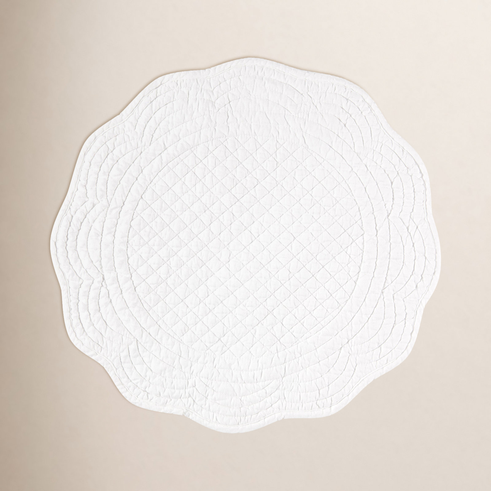 Grover Cotton Placemat, White