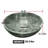 Handmade Marble Onyx Bathroom Sink, 16”, Round Vessel Sink, Green Zebra