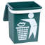 Elizabeth Street Plastic Manual Lift Waste Bin-1170677876-1170677879