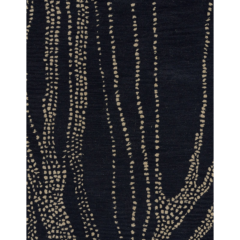 Adjoa Wool Abstract Indoor Rug, Rectangle 5' x 8'
