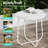 Round Patio Table with Steel Table Legs-870083133