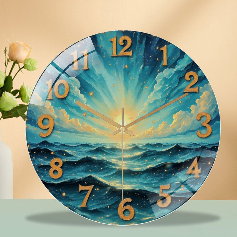 Horloge murale 12 po Ocean