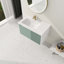 Meuble-lavabo mural avec lavabo en céramique