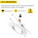 5/6" Gimbal Lens Eyeball Light LED Retrofit Selectable CCT Remodel Recessed Lighting Kit