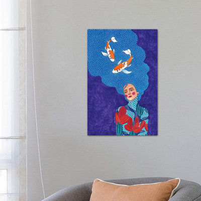 Giving Me A Reason To Stay by Hülya Özdemir - Wrapped Canvas Print