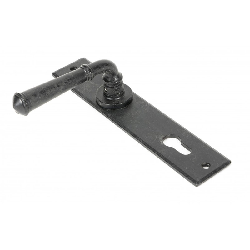 Regency Lock Door Handle Kit, External Beeswax