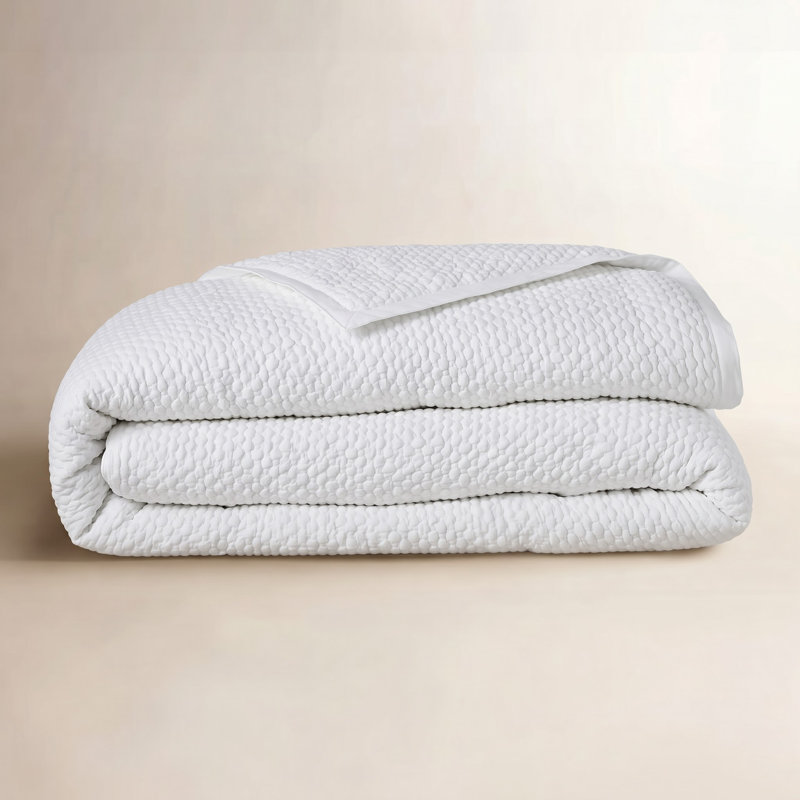 Housse de couette 100% coton 300 fils Adria, Housse de couette pour grand lit, Blanc