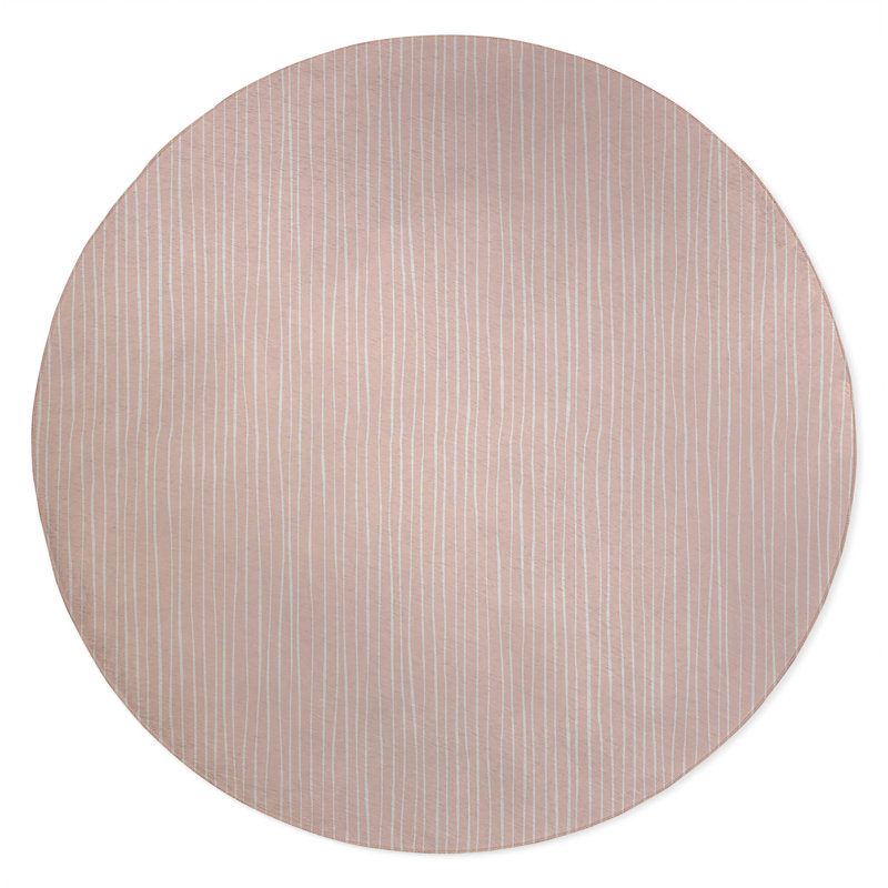 Ricky Non-Slip Outdoor Rug, Round 5'
