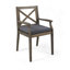 Chaise de salle à manger Perla, 2 pièces avec 2 coussins, gris-683292531-683292534
