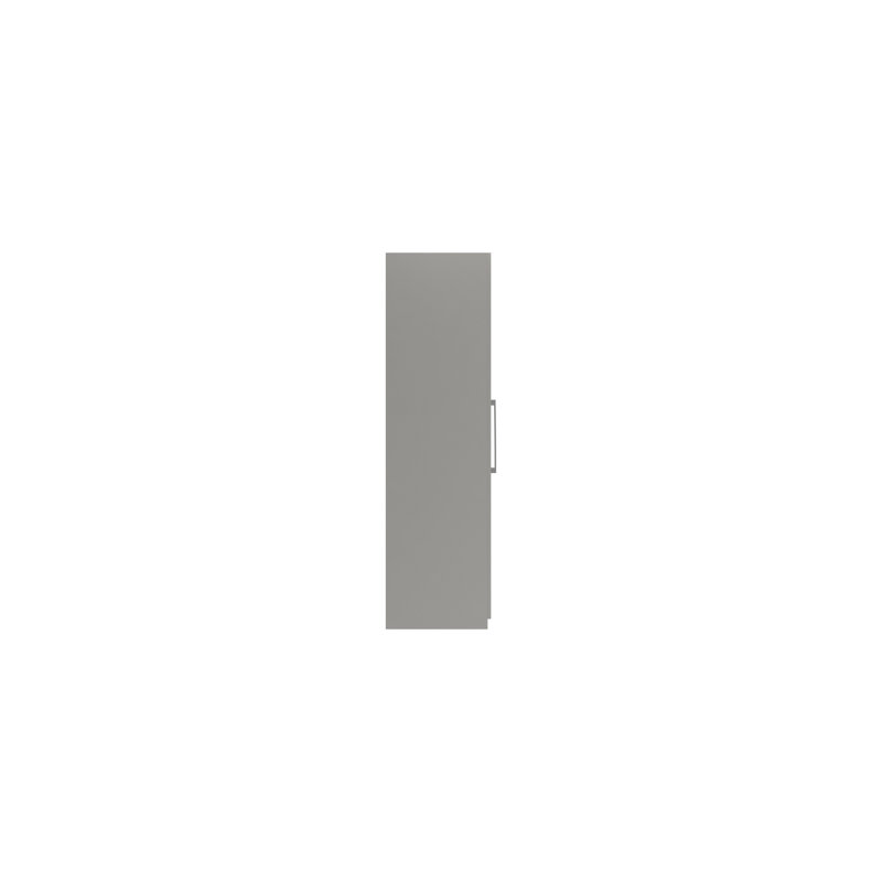 Niemeyer 3 Door Manufactured Wood Wardrobe, Light Grey