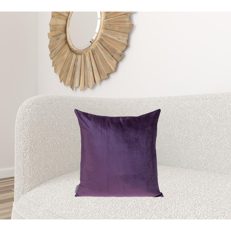 Coussin 16 po x 16 po, Mauve