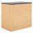 Abbianna Black Marble Top Nightstand