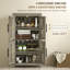 Armoire de salle de bain, armoire de ferme avec portes de grange, armoire de rangement de salle de bain avec tablette réglable pour salle de bain, cuisine, salon-305767049