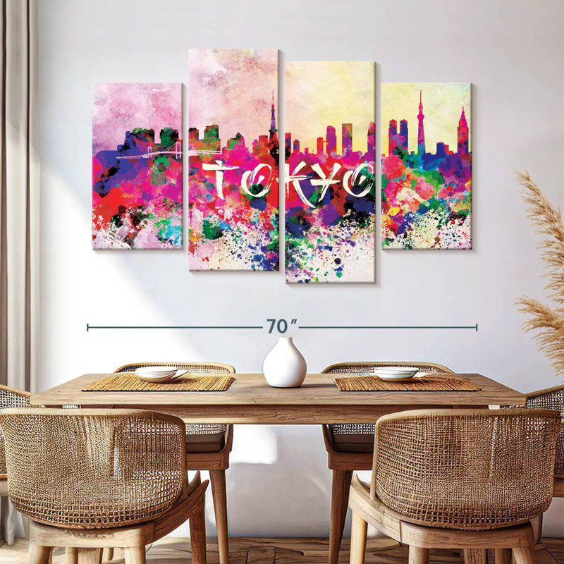 Sireci Festive Modern Tokyo, 42" H x 68" W