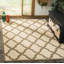 Tapis crème / brun Ferrill-27433773