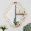 Miroir mural en bois manufacturé