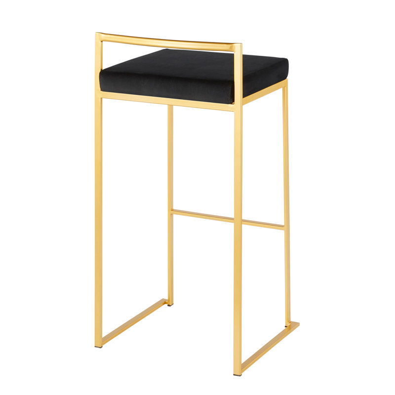 Tabouret de bar contemporain, Noir