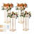 4PCS Gold Metal Column Wedding Flower Stand, 31.5inch High With Metal Laminate, Vase Geometric Centerpiece Stands, Cylindrical Floral Display Rack for Events Reception, Party Road Leads-94834161