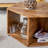Hexagonal MDF Coffee Table, Characteristic Wood Grain Pattern Stickers, Multi-Hole Design To Give More Storage Space, Simple And Convenient Design Makes It Suitable For All Kinds Of Style Scenes.-911669283