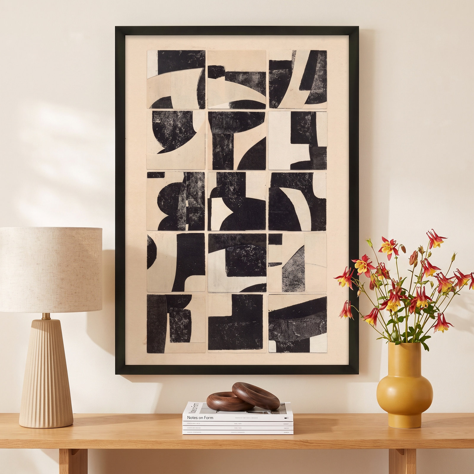 Find Your Way by Driftway Studio, 50" H x 35" W x 1.25" D, Black