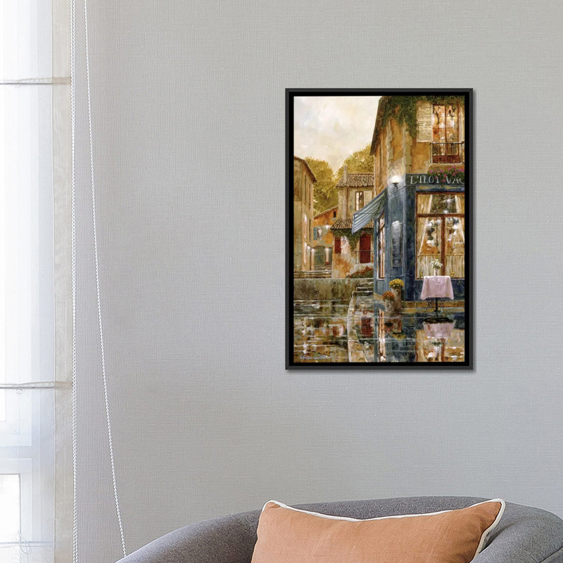 « missing you », reproduction sur toile, H 26 po x l 18 po x P 1,5 po, Toile avec cadre noir, Pas de tapis