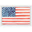 Impression encadrée « Flag of America »-51961045