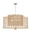 Lustre en argent bruni 12 lumières Karlie