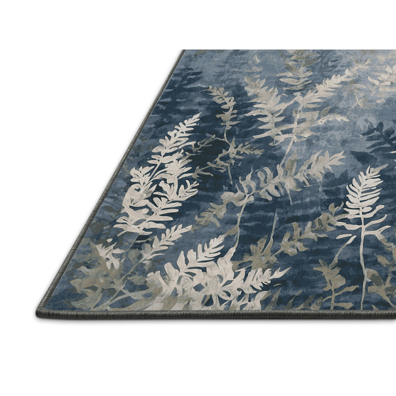 Tapis gris soyeux et moelleux, Rectangle 2 pi x 3 pi