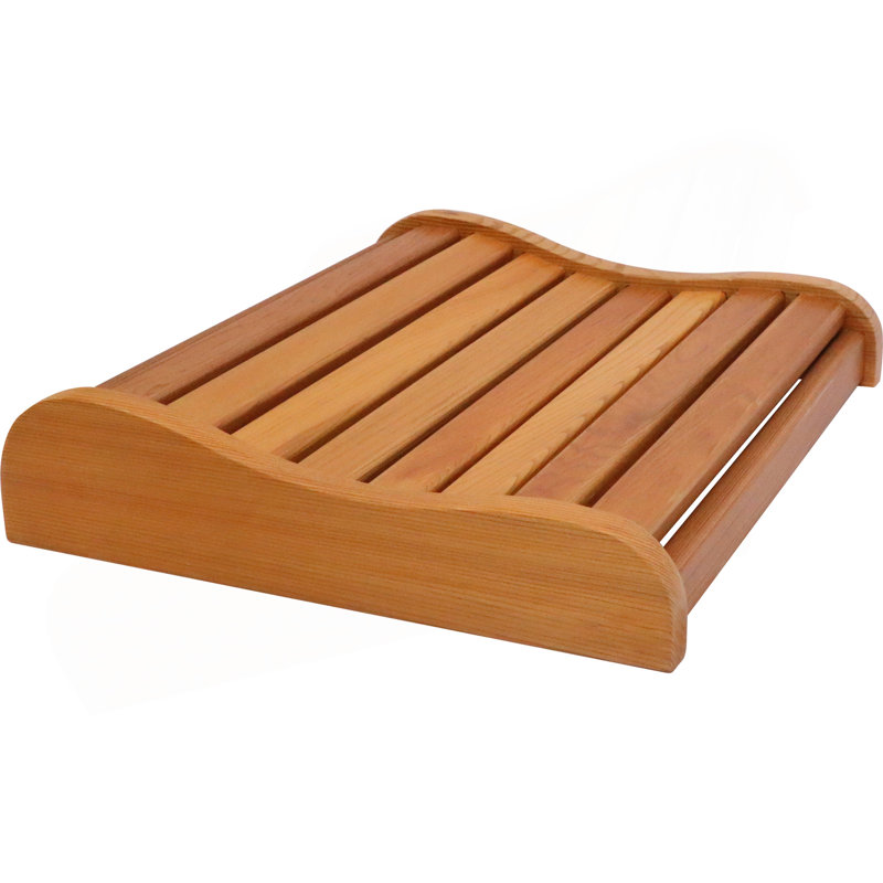 Appui-tête de sauna S (normal) - Fauteuil de sauna ergonomique avec appui-tête pour sauna, Bois