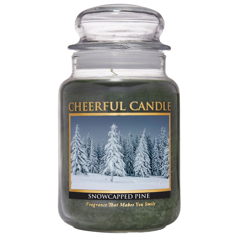Snowcapped Pine Scented Jar Candle
