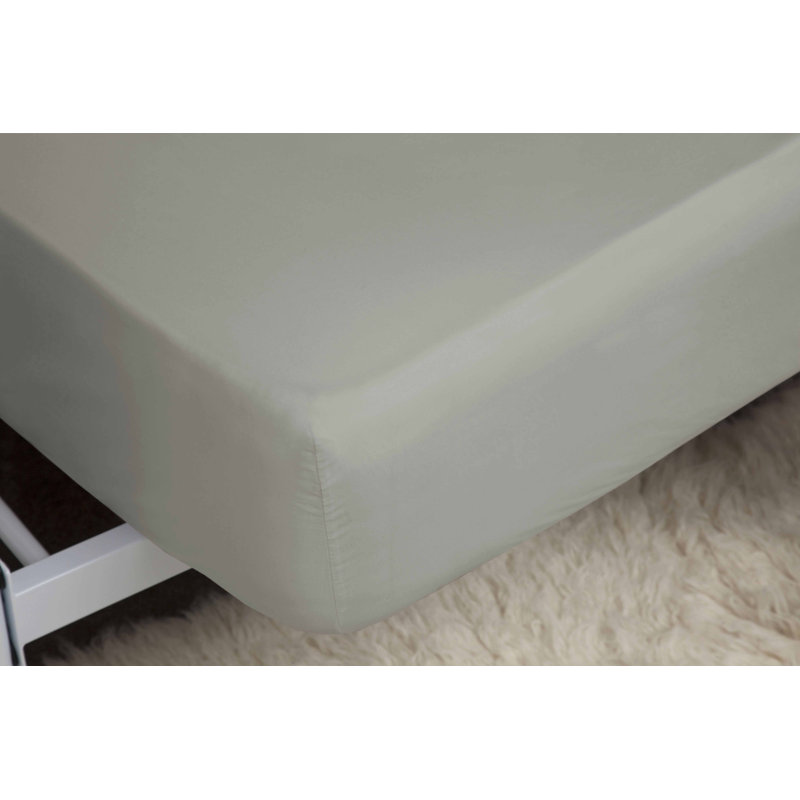 1500 TC Royale Sateen Sateen Fitted Sheet, Platinum, Single (3')